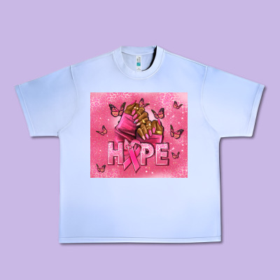 Hope Cancer Nails Urban Heavy Tee Designed By Nancycooperartshop