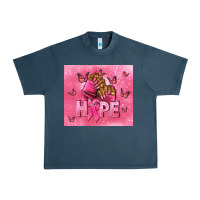 Midnight Navy hope cancer nails Urban Heavy Tee - NancyCooperArtShop