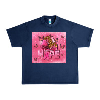 Navy hope cancer nails Urban Heavy Tee - NancyCooperArtShop