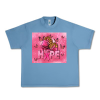 Pebble Blue hope cancer nails Urban Heavy Tee - NancyCooperArtShop