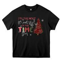 Black its the most wonderful time of the year Heavy Core Tee - MaliasSmallBusiness