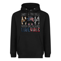 Black just a regular mom trying not to raise liberals Heavyweight Hoodie - CowhideDigitalArt