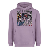 Lavender just a regular mom trying not to raise liberals Heavyweight Hoodie - CowhideDigitalArt