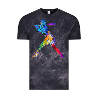 Cloud Black girl's softball Vintage Tee - artisFamous