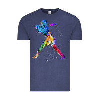 Vintage Denim girl's softball Vintage Tee - artisFamous