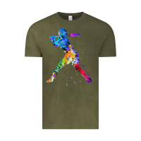 Vintage Olive girl's softball Vintage Tee - artisFamous