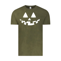 Vintage Olive halloween jack o lantern (white) Vintage Tee - artisFamous