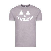 Vintage Zinc halloween jack o lantern (white) Vintage Tee - artisFamous