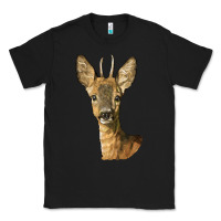 Black Red brocket Deer Head Classic Tee - LillyAllenDesigns
