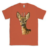 Copper Red brocket Deer Head Classic Tee - LillyAllenDesigns