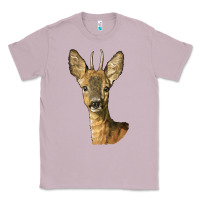 Lilac Red brocket Deer Head Classic Tee - LillyAllenDesigns
