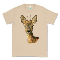 Mushroom Red brocket Deer Head Classic Tee - LillyAllenDesigns