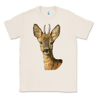 Natural Red brocket Deer Head Classic Tee - LillyAllenDesigns