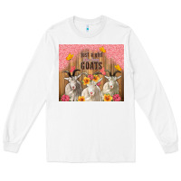 White just a girl who loves goats tumbler Long Sleeve Tee - TumblerDesignByShophia