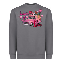 Storm Loads of love Valentine's Day farm truck Heavyweight Sweatshirt - FaDigitalArtStudio