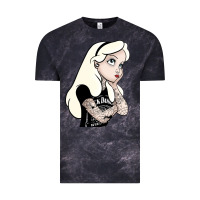Cloud Black alice in wonderland Vintage Tee - artisFamous
