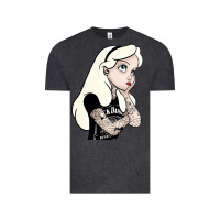 Vintage Black alice in wonderland Vintage Tee - artisFamous