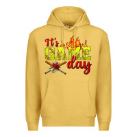 Antique Gold It's Game Day Softball Premium Hoodie - BundleAndBundleShop