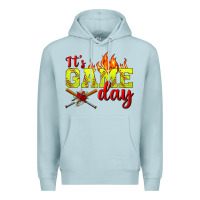 Blue Mist It's Game Day Softball Premium Hoodie - BundleAndBundleShop