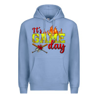 Colony Blue It's Game Day Softball Premium Hoodie - BundleAndBundleShop