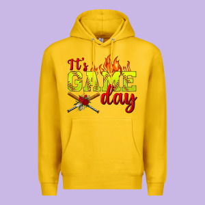 It's Game Day Softball Premium Hoodie Designed By Bundleandbundleshop