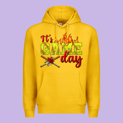 It's Game Day Softball Premium Hoodie Designed By Bundleandbundleshop