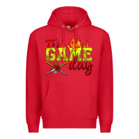 Red It's Game Day Softball Premium Hoodie - BundleAndBundleShop