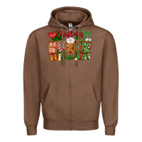 Chestnut Christmas Nurse Crew Zipper Hoodie - FaDigitalArtStudio