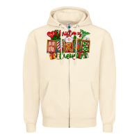 Sandshell Christmas Nurse Crew Zipper Hoodie - FaDigitalArtStudio