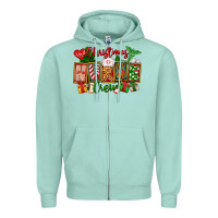 Christmas Nurse Crew Zipper Hoodie | Teevron