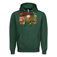 Sports Green Christmas Nurse Crew Zipper Hoodie - FaDigitalArtStudio