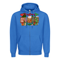 True Royal Christmas Nurse Crew Zipper Hoodie - FaDigitalArtStudio