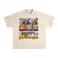 Sandshell Happy Halloween Gnomes Urban Heavy Tee - texasbilliewilder