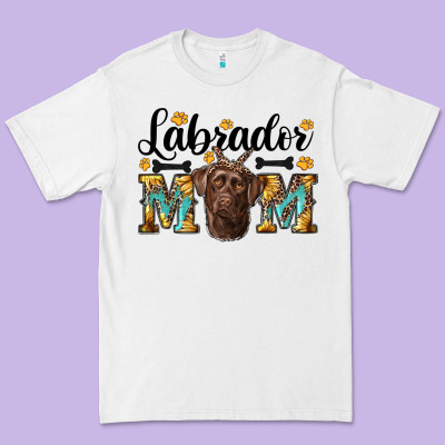 Western Labrador Mom Premium Tee Designed By Ranaportraitstore