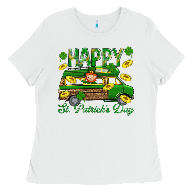 Happy St. Patricks Day Ladies Tee by BundleAndBundleShop | Teevron