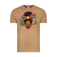 Vintage Camel Afro Woman Summer Vintage Tee - texasbilliewilder