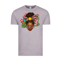 Vintage Zinc Afro Woman Summer Vintage Tee - texasbilliewilder