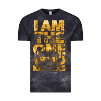 Cloud Black i am the one who knocks Vintage Tee - artisFamous
