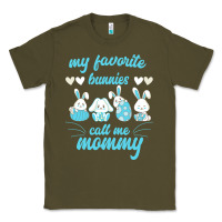 Army Green My Favorite Bunnies Call Me Mommy Classic Tee - Bettercallsaul
