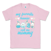 Bubblegum Pink My Favorite Bunnies Call Me Mommy Classic Tee - Bettercallsaul