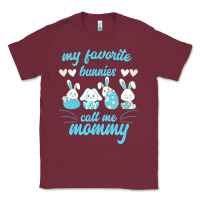 Burgundy My Favorite Bunnies Call Me Mommy Classic Tee - Bettercallsaul
