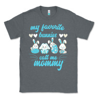 Charcoal Heather My Favorite Bunnies Call Me Mommy Classic Tee - Bettercallsaul