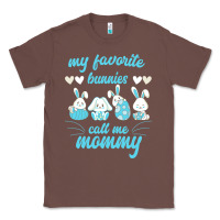 Chestnut My Favorite Bunnies Call Me Mommy Classic Tee - Bettercallsaul