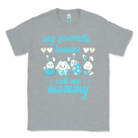 Heather Grey My Favorite Bunnies Call Me Mommy Classic Tee - Bettercallsaul