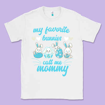 My Favorite Bunnies Call Me Mommy Classic Tee Designed By Bettercallsaul