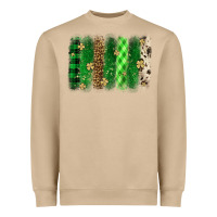 St. Patrick's Day Brushstroke Heavyweight Sweatshirt | Teevron