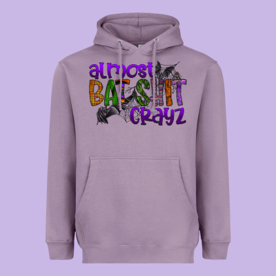 Almost Bat Shit Crayz Heavyweight Hoodie Designed By Sublimationcraftshop