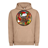 Pigment Burro Christmas koala Urban Hoodie - BarkalooDesign