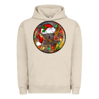 Pigment French Oak Christmas koala Urban Hoodie - BarkalooDesign