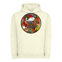 Pigment Pistachio Christmas koala Urban Hoodie - BarkalooDesign